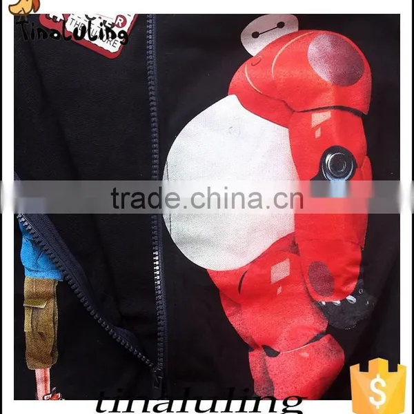 French Kids Wears Wholesale Kids Zipper Hoodies Children Clothing Baymax Big Hero 6 photo-2