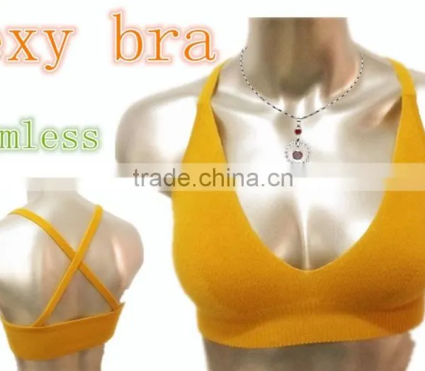 Seamless Cashmere Women Underwear Sexy Bra Sports Bra Tops