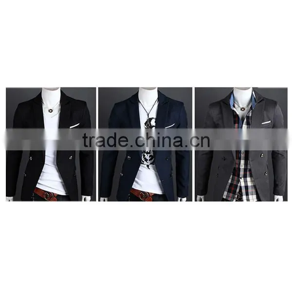 Wholesale Spring Latest Fashion Design Casual Handsome Men Tuxedo Suit photo-5