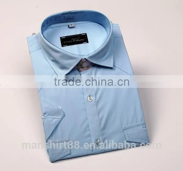 Mens Short Sleeve Formal Work Shirt photo-4