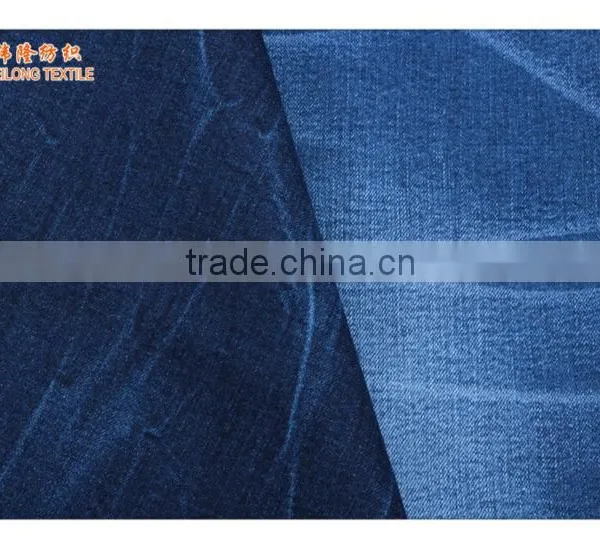 8.5OZ Ancient Cotton Indigo Denim Jeans Fabric photo-3
