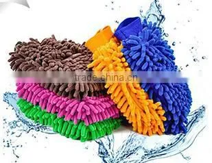Good Quality Car Washing Gloves New Style Mitt Gloves Microfiber Dual Sided Car Wash Mitts Multipurpose Dust Cleaning Brush photo-3