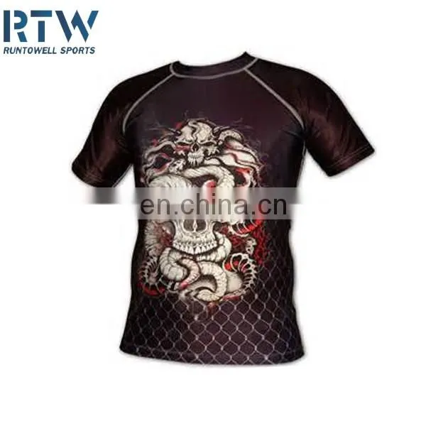 Custom Men's Sublimation Mma Rash Guard photo-3