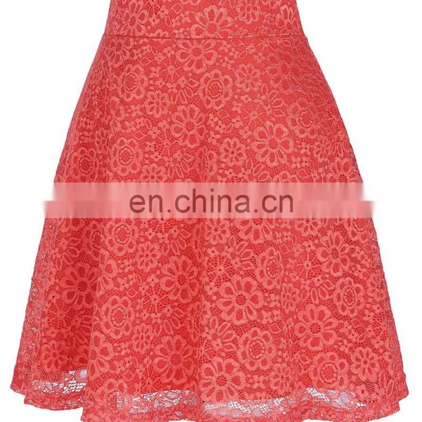 Kate Kasin Women Ladies Floral Pattern Lace Skirt A-Line Latest Skirt Design Pictures KK000445-2 photo-3