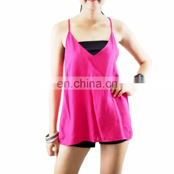 NAPAT Casual Colorful Tank Sexy Woman Summer Beach Shirt For Wholesale