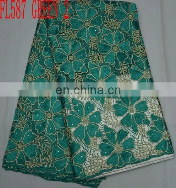 Hot Sale Cotton Lace/ African Cord Lace/ Guipure Lace/ Embroidery Lace photo-2