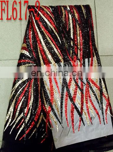 2015 African Organza Lace Fabric/guipure Embroidery(FL617-1)high Quality/best Price/in Stock/popular/fashion/prompt Delivery photo-2