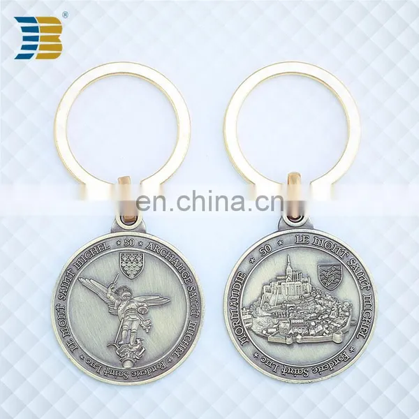 Russia Custom Made Bronze Coin Keychain With Engraving photo-3