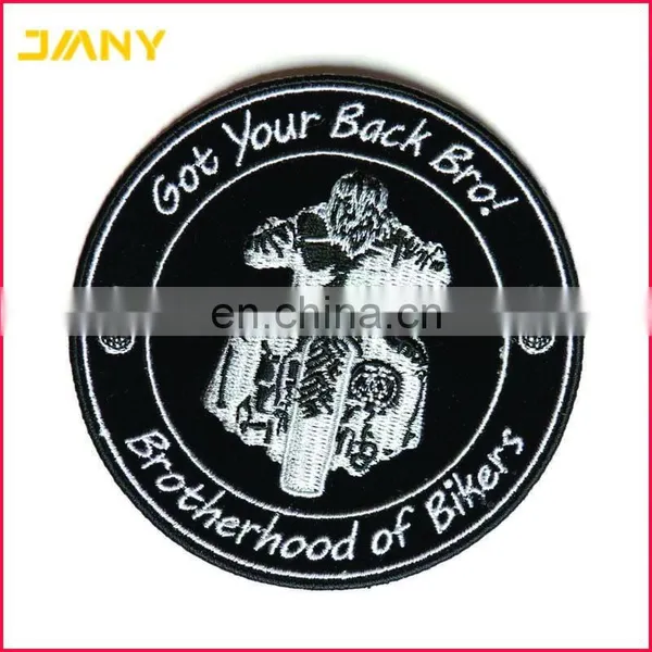 Custom Iron on Embroidered Adhesive Clothing Patches photo-2