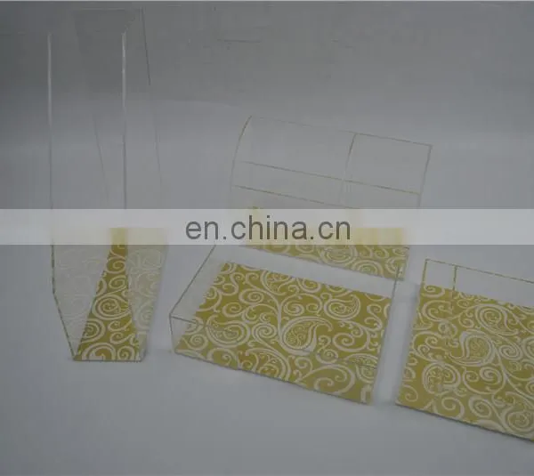 Factory Office Supply Custom Clear Acrylic File Organizer Acrylic Storage Box photo-2