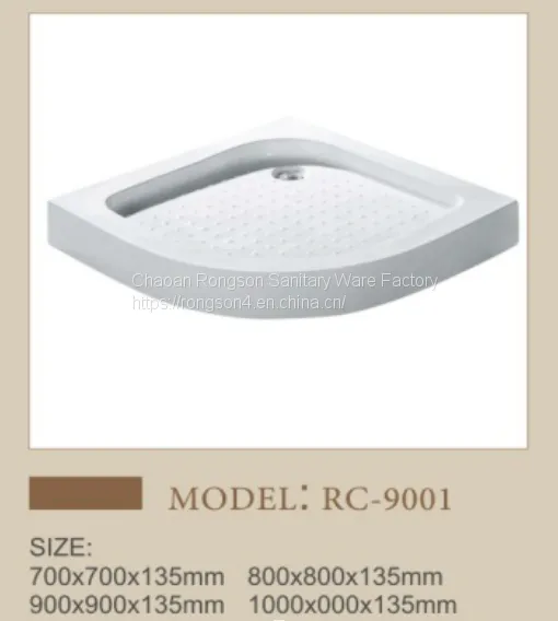 Bathroom acrylic good sale white shower tray