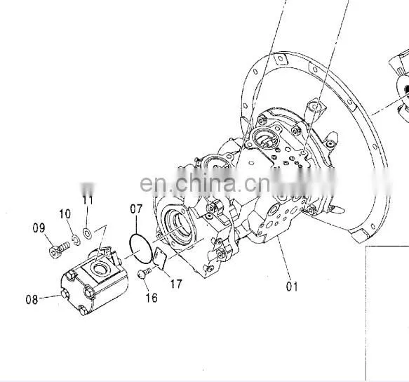 9192497 HPK055AT RH18A ZX135US ZX120 Hydraulic Pump photo-3
