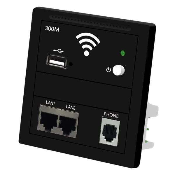 300M New 2019 In-Wall AP Access Point Wireless WiFi Router USB-charging Socket Wall Mount Wi-Fi AP Router