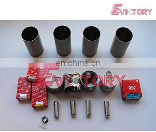 for Mitsubishi S4E S4E2 S4E-2 Water Oil Pump Piston Ring Liner Gasket Bearing photo-2