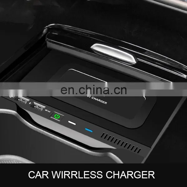 Hot Sale Design Qi Automatic Sensor Charger Wireless Car Mount Mobile Phone Fast Charger Wireless For Mercedes-Benz photo-4