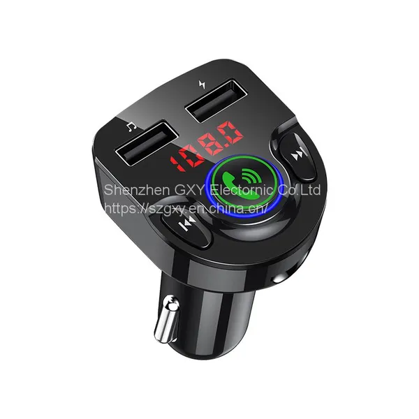 G32 5V/3.1A Dual USB Wireless Car Radio FM Transmitter Bluetooth Car MP3 Player With TF Card Slot for Music Play photo-3