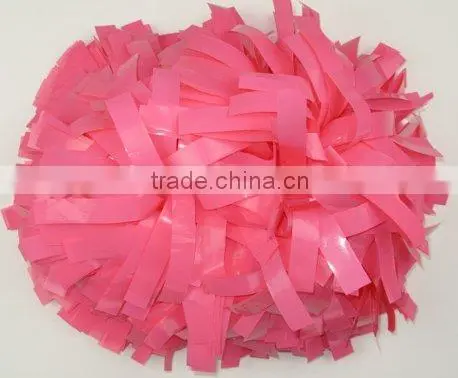 Pink Wet Look Pom Poms