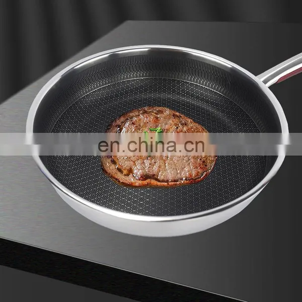 Kitchen Modern Portable Large Industrial Cheap Non Stick Deep 4 Egg Ceramic Frying Pan photo-3