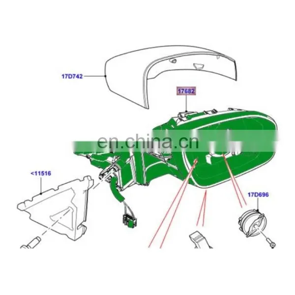 OEM LR064731 LR064754 Auto Side Mirror For Lande Rover Range Rover Vogue 2013-2021 photo-3