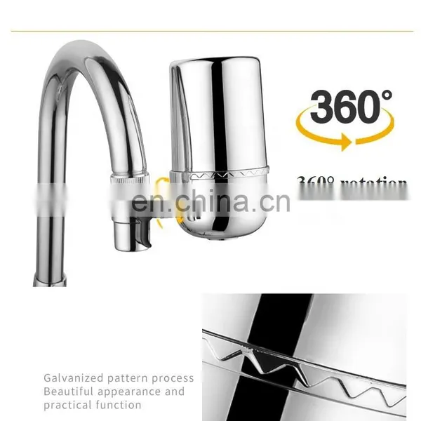 Customization Chrome Plated Multi-stages Kitchen Water Filter Faucet Filter Tap Water Purifier photo-4