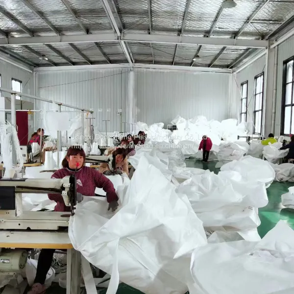 PP Flexible Bulk Container FIBC Woven Big Bag U-Panel Ton Bag With Filling & Discharge Spout photo-4