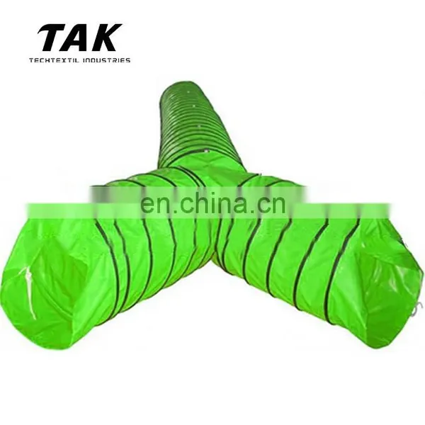 6 Inch PVC Fabric Reinforced Vinyl Coated Blower Duct Spring Steel Helix Collapsible Flexible Ventilation Air Duct photo-4