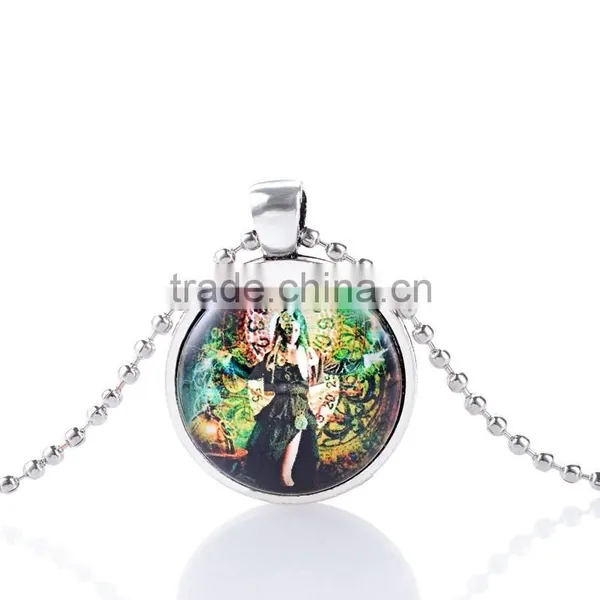 Hotselling New Style Ancient Steampunk Pendants Time Machine Charms Necklace Paypal Accept photo-2