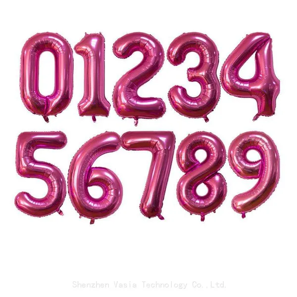 Wholesale 16-40 Inch Number Balloons - Mixed Size Foil Balloons, Bulk Event Decor Balloons photo-5