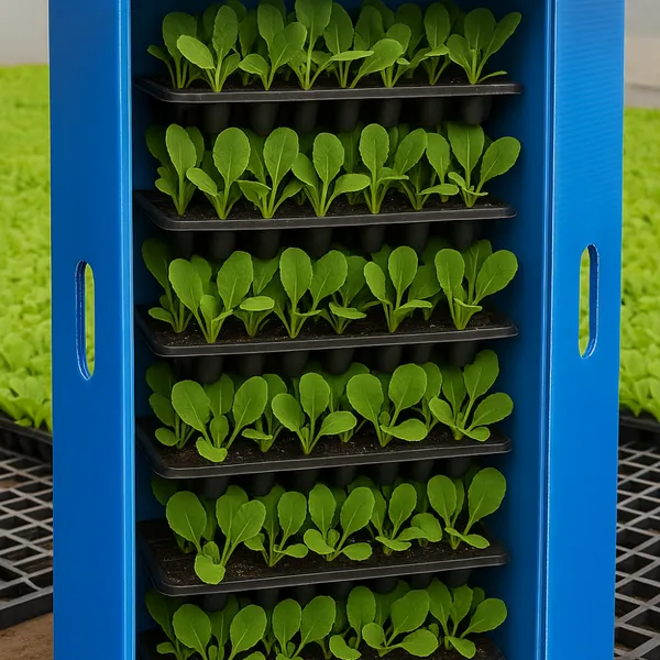 Direct Supply PP Corrugated Plastic Sheet Seedling Boxes for Agricultural