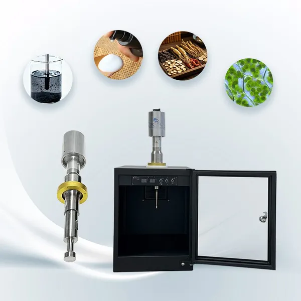 Ultrasonic Homogenizer Sonicator Lab Liquid Mixer for Cosmetic Processing With Soundproof Box photo-4