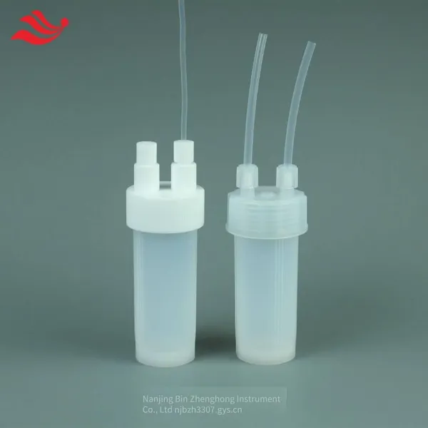 Customizable Transparent Pfa Impact Reaction Bottle With 8mm Connector, Anti-corrosion Reaction Tank for Low-metal-impurity Gas Sampling and Analysis Device photo-4