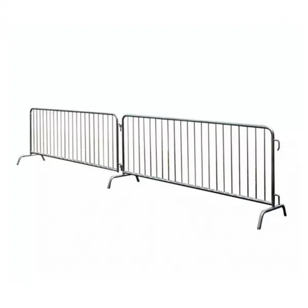 Heavy-duty Galvanized Steel Interlocking Crowd Control Barrier With Bridge-shaped Footings photo-4