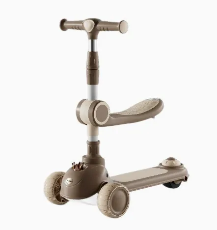 Carrinho de três em um para bebês/crianças com assento, empurrador e parasol para deslizar e rolar (Wechat: 13510231336)