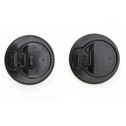 Flat Disposable Plastic Lid Disposable Cover For Iced Coffee Juice Cup photo-2