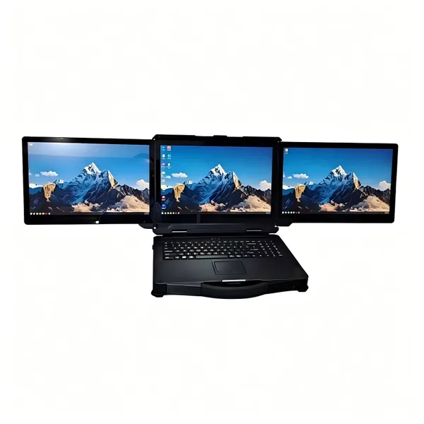 Tg-d3000m-jg03 Tongguang Information Phytium D3000m 15.6-inch All-domestic Triple-screen Rugged Computer