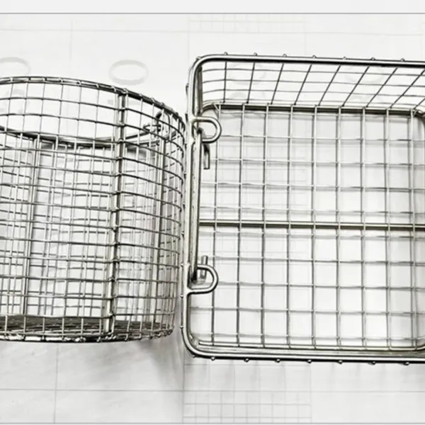 Stainless Steel Mesh Basket 150 Micron Mesh Filter 304L Material 300mm Diameter Customizable photo-3