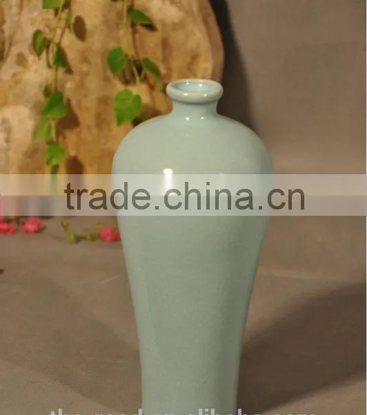 Ceramic Handicraft Mei Bottle Symbol Propitious, Used For Home Decoration