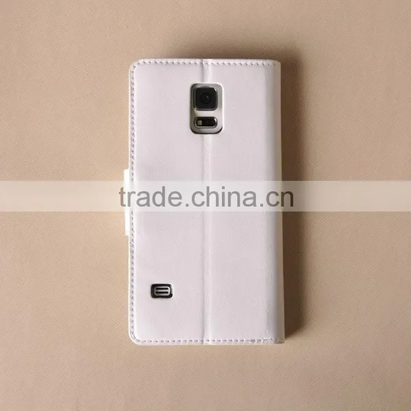 Flip Leather Case For Samsung Galaxy S5, PU Wallet Case With View Window photo-6