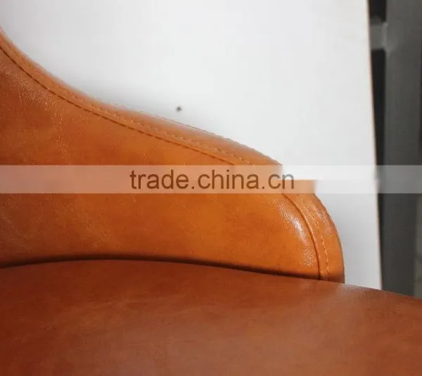 Modern High Back Heavy Duty Metal Leather Dining Room Chairs Wood Furniture photo-3