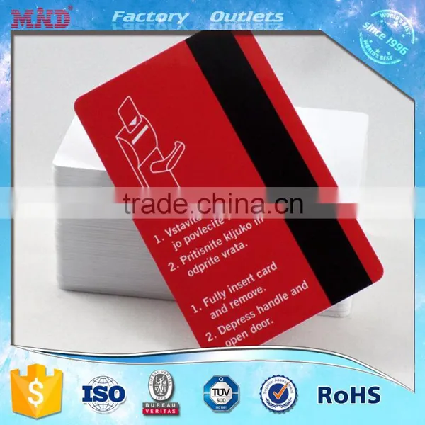 MDH58 Plastic PVC Magnetic Strip Hotel Key PVC Card photo-2