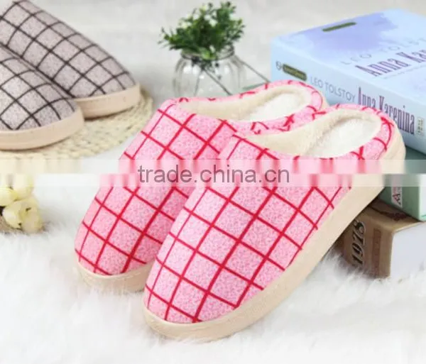 2015 Korea Style Couples Slipper Outdoor Indoor Cotton Slippers Soft Bottom Anti-slip Slippers photo-4