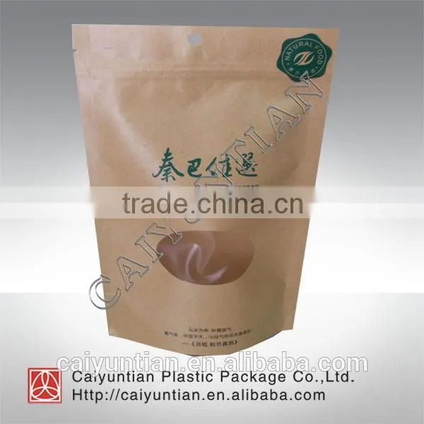 Kraft Paper Packaging Bag With Clean Window photo-2