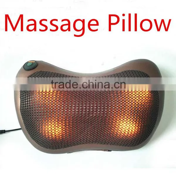 Electric Home Car Use Neck and Back Kneading Massage Pillow