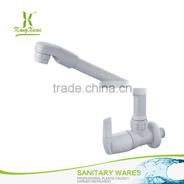 Deck Mounted Design Dual Handle Swan Bathroom Faucet photo-2
