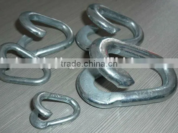 Galvanize Carabiner Wholesale Steel Electric Galvanized Repair Lap Link Zinc Plated Hardware Manufacture photo-4
