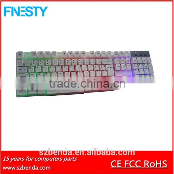 Mini Blacklight Wired Keyboard K858 With Competitive Price