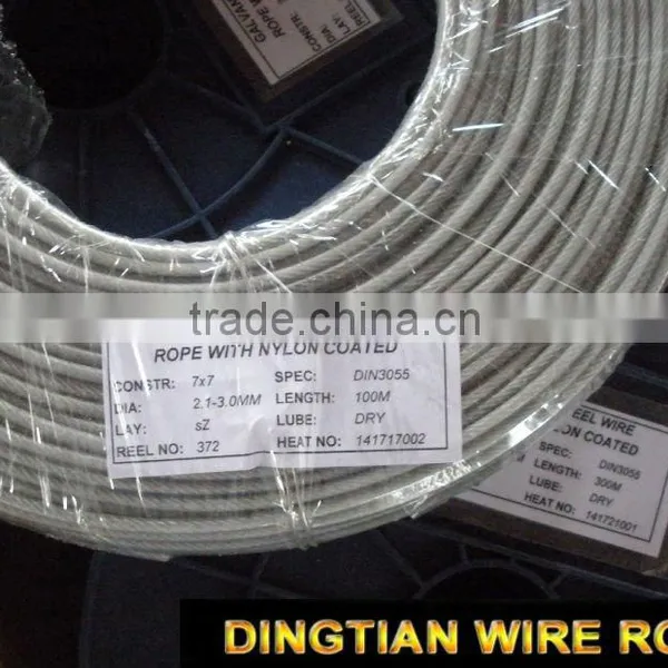 Pvc coated Carbon Steel Wire Rope