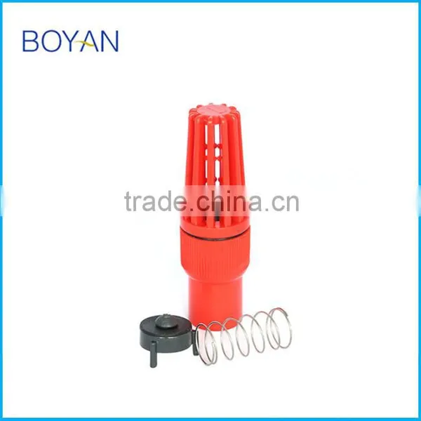 China Wholesale BOYAN TaiZhou HuangYan Low Price PVC Red Plastic Foot Valve photo-2