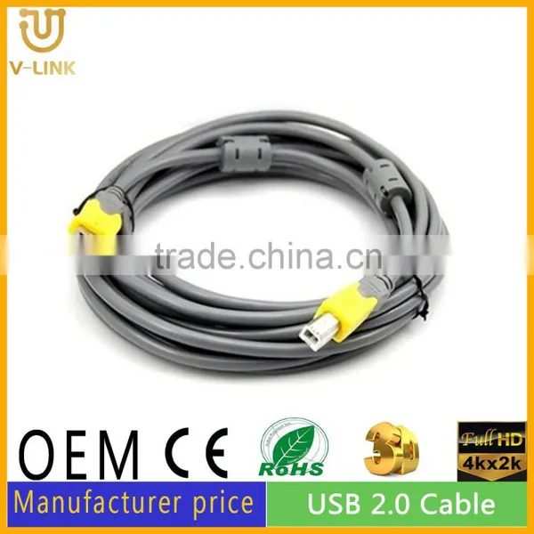 USB 2.0 Male to USB 2.0 Type-B Female Printer / Scanner Adapter Cable photo-2