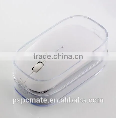 Advertising 2.4G Flat Wireless Mouse With Laser Light-up LOGO photo-5